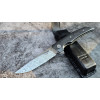 ЯГУАР ІІ складаний ніж ручної роботи майстра ANDROSHCHUK KNIVES, купити замовити в Україні, сталь - Damasteel, 63 HRC